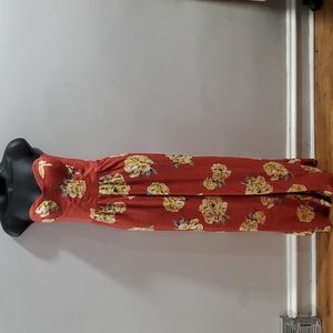 NWOT Brand of Gypsies Floral Jumpsuit